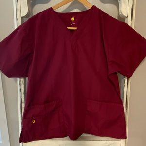 V Neck Scrub Top